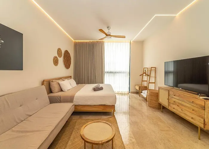 Stylish Boho With Rooftop Pool Tulum